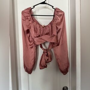 Elegant Women's Pink Top